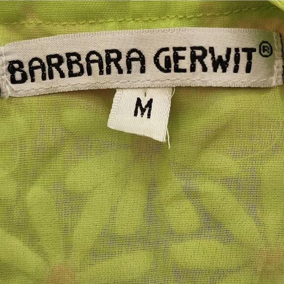 BARBARA GERWIT tunic length‎ embroidered floral Kurti size medium - Picture 7 of 9